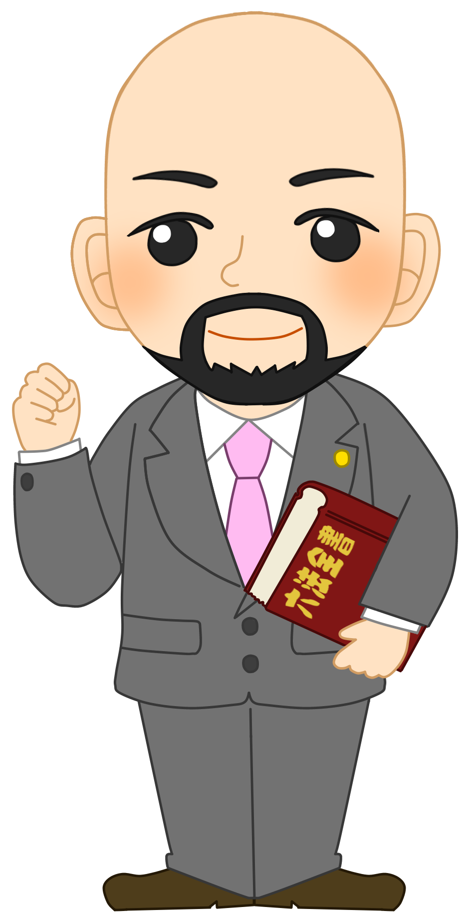 宿谷弁護士のキャラクター